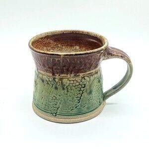 Handmade Michael Obranovich Studio Art Glazed 20 Oz. Pottery Mug